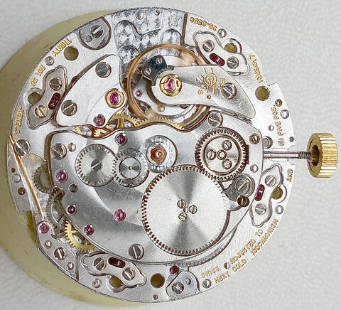 Patek Philippe Kal 28-255 das Uhrwerk repariert und gereinigt, Ansicht ohne Rotor