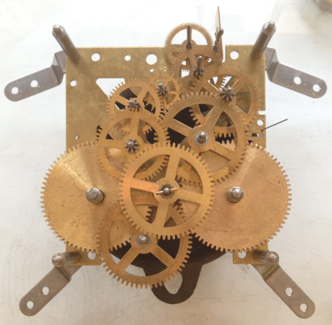 The gear train without cover plate