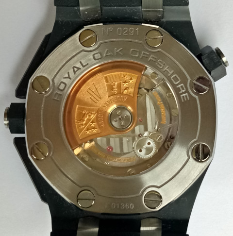 Backside replica watch Audemars Piguet Royal Oak Offshore