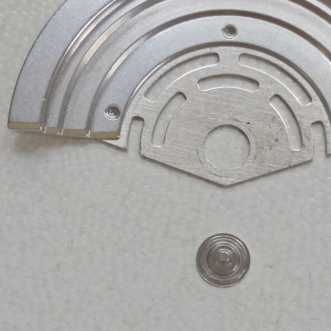 Rolex Kaliber 3135 Rotor und neuer Rotorbolzen